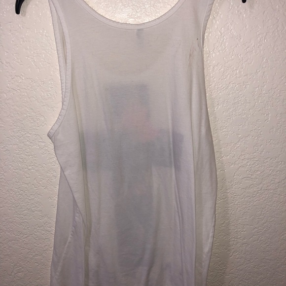 RARE Anthem Made Floral Cross TankTop - Picture 2 of 2